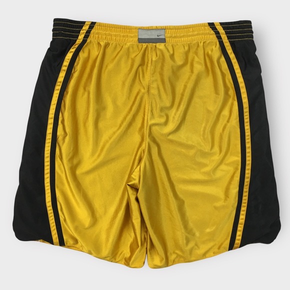 Nike Other - Vintage Nike Reversible Shorts Shiny Dazzle Gold Black Mens Size XL Gym Training
